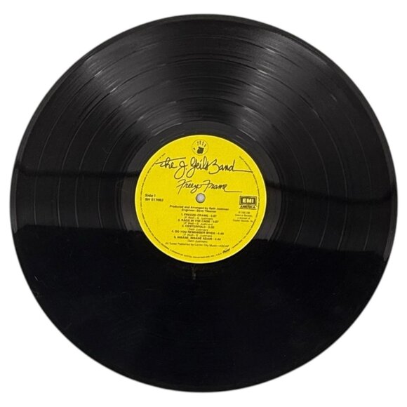 J Geils Band Freeze Frame Vinyl LP Record Album 1981 EMI America Play Tested - Picture 6 of 7